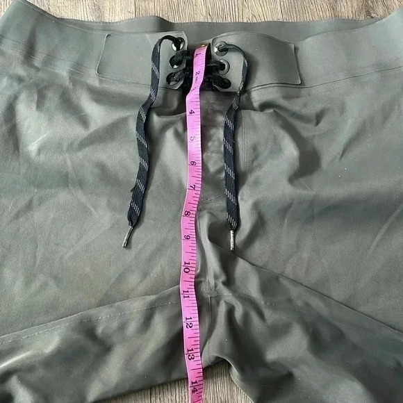 [36]Lululemon Men Green Gray Current  State Board Swim Short - Picture 10 of 11